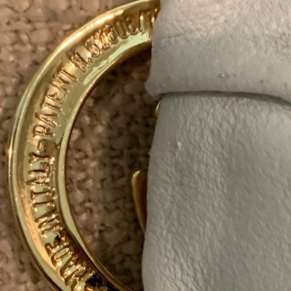 Gucci Gold GG interlocking stamped Gucci with number and  display picture 3